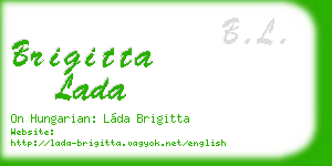 brigitta lada business card
